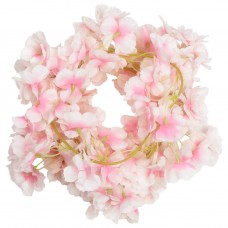 Mākslīgo ziedu vītnes, 6 gab., gaiši rozā, 180 cm
