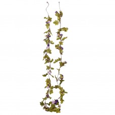 Mākslīgo ziedu vītnes, 6 gab., violetas, 215 cm