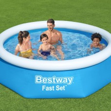 Bestway fast set piepūšamais baseins, apaļš, 244x66 cm, 57265