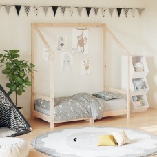 Bērnu gultas rāmis, priedes masīvkoks, 70x140 cm