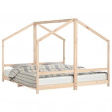 Bērnu gultas rāmis, 2x(90x200) cm, priedes masīvkoks