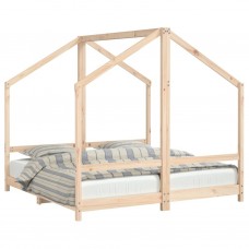 Bērnu gultas rāmis, 2x(80x160) cm, priedes masīvkoks