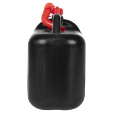 Degvielas kanna, elastīgs snīpis, 3 gb., melna, 20 l, plastmasa
