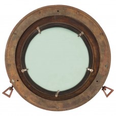 Iluminators sienas spogulis, ø38 cm, alumīnijs un stikls