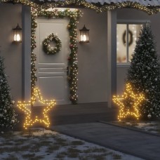 Ziemassvētku gaismas dekors, zvaigznes forma, 115 led, 85 cm