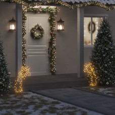 Ziemassvētku gaismas dekors, zvaigzne, 80 led, 62 cm