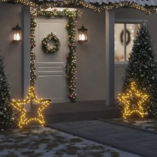 Ziemassvētku gaismas dekors, zvaigznes forma, 115 led, 85 cm