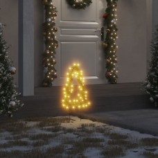 Ziemassvētku gaismas dekori, egles forma, 3 gab., 50 led, 30 cm