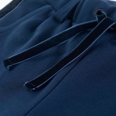 Bērnu bikses ar melnām svītrām sānos, tumši zilas, 116