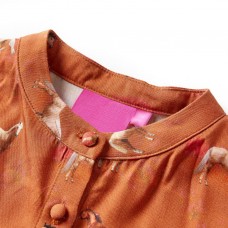 Bērnu kleita, konjaka krāsā, 116