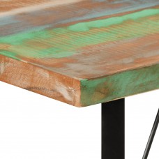Bāra galds, 110x55x107 cm, pārstrādāts masīvkoks un dzelzs