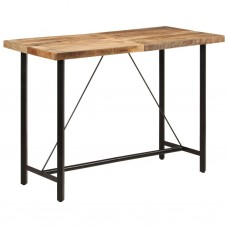 Bāra galds, 150x70x107 cm, akācijas masīvkoks un dzelzs