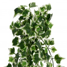 Mākslīgie augi, nokareni, 12 gab., 339 lapas, 90cm, zaļi, balti