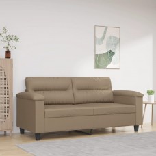 Divvietīgs dīvāns, kapučīno krāsa, 140, mākslīgā āda