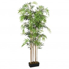 Mākslīgais bambuss, 500 lapas, 80 cm, zaļš