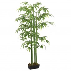 Mākslīgais bambuss, 384 lapas, 120 cm, zaļš