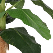 Mākslīgais banānkoks, 9 lapas, 120 cm, zaļš