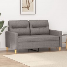 Divvietīgs dīvāns, pelēkbrūns audums, 120 cm