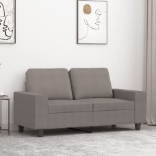 Divvietīgs dīvāns, pelēkbrūns audums, 120 cm