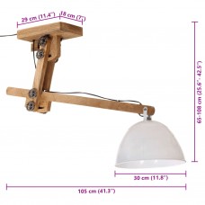 Sienas lampa 25 w, balta, 105x30x65-108 cm, e27