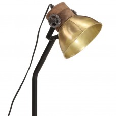Galda lampa, 25 w, antīka misiņa krāsa, 18x18x60 cm, e27