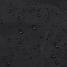 Dārza lietussarga pārsegs, melns, 265x50/70/40 cm, 420d audums