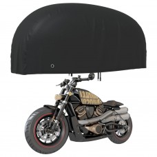 Motocikla pārsegs, melns, 220x95x110 cm, 210d, oksforda audums