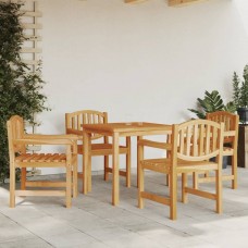 Dārza krēsli, 4 gab., 58x59x88 cm, masīvs tīkkoks
