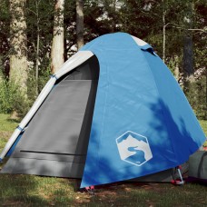 Kempinga telts 2 personām, zila, ūdensnecaurlaidīga