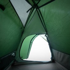 Kempinga telts 2 personām, zaļa, ūdensnecaurlaidīga