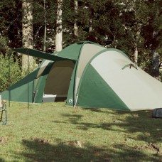 Ģimenes telts 6 personām, zaļa, ūdensnecaurlaidīga