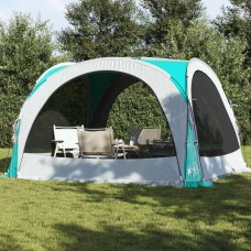 Pasākumu telts, zaļa, 360x360x215 cm, 185t taffeta