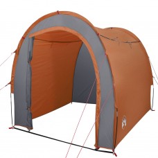Mantu telts, pelēka, oranža, ūdensnecaurlaidīga