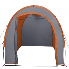Mantu telts, pelēka, oranža, ūdensnecaurlaidīga