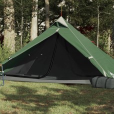 Kempinga telts, tipi, 1 personai, zaļa, ūdensnecaurlaidīga