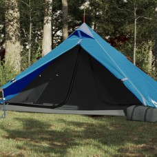 Kempinga telts, tipi, 1 personai, zila, ūdensnecaurlaidīga