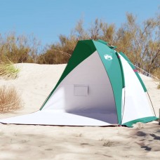 Pludmales telts, zaļa, 268x223x125 cm, 185t poliesters