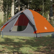 Kempinga telts, 6 personām, oranža, ūdensizturīga