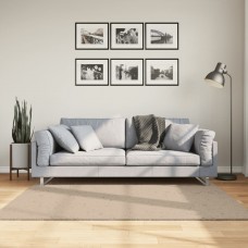 Paklājs huarte, īsa spalva, mazgājams, smilškrāsa, 160x160 cm
