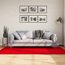Paklājs huarte, īsa spalva, mazgājams, sarkans, 100x200 cm
