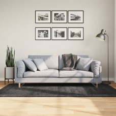 Paklājs, 100x200 cm, shaggy, moderns, antracītpelēks