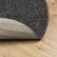 Paklājs pamplona, ø 80 cm, shaggy, moderns, antracītpelēks