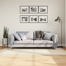 Paklājs, 80x150 cm, shaggy, moderns, krēmkrāsu