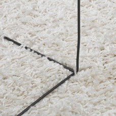 Paklājs, 160x230 cm, shaggy, moderns, krēmkrāsu
