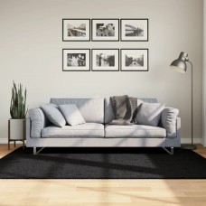 Paklājs, 140x200 cm, shaggy, moderns, melns