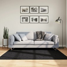 Paklājs pamplona, 160x160 cm, shaggy, moderns, melns