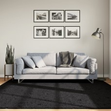 Paklājs pamplona, 200x200 cm, shaggy, moderns, melns