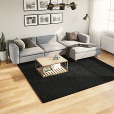 Paklājs, 240x240 cm, shaggy, moderns, melns