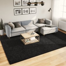 Paklājs, 240x340 cm, shaggy, moderns, melns