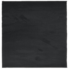 Paklājs oviedo, īsa spalva, melns, 240x240 cm
